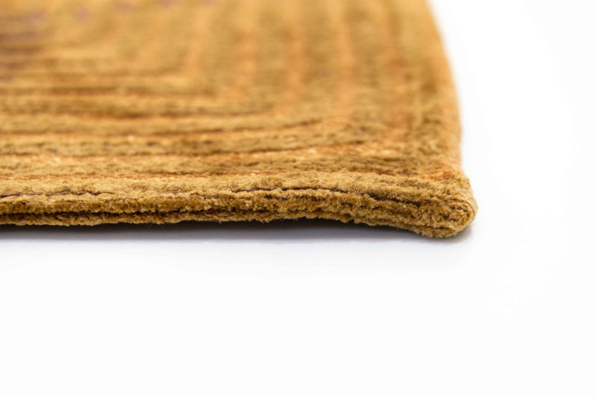 Ecorugs vloerkleed Coral goud 80x150 cm ∅ 140 cm