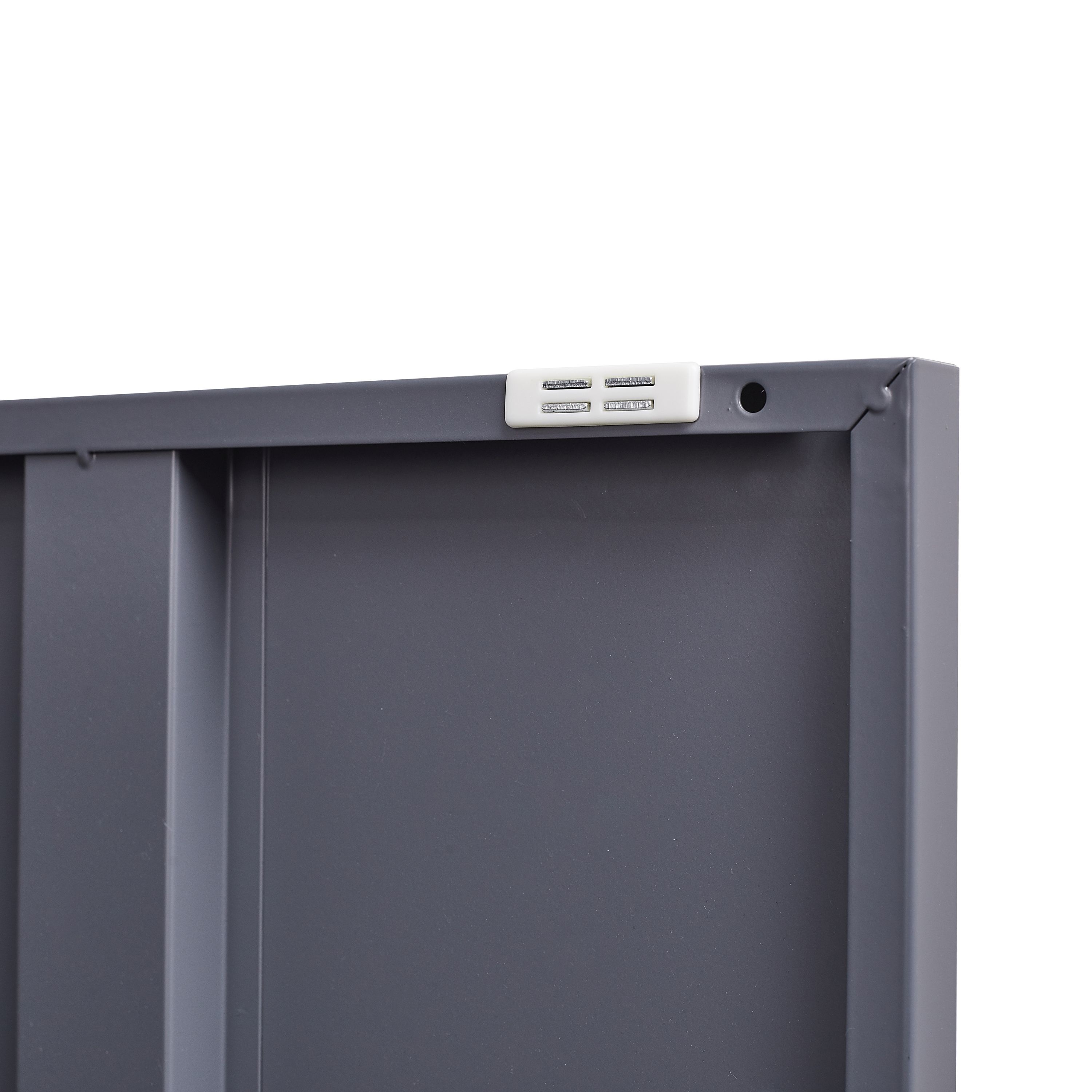 Sideboard Metall KLAUS 115 x 59 cm anthrazit