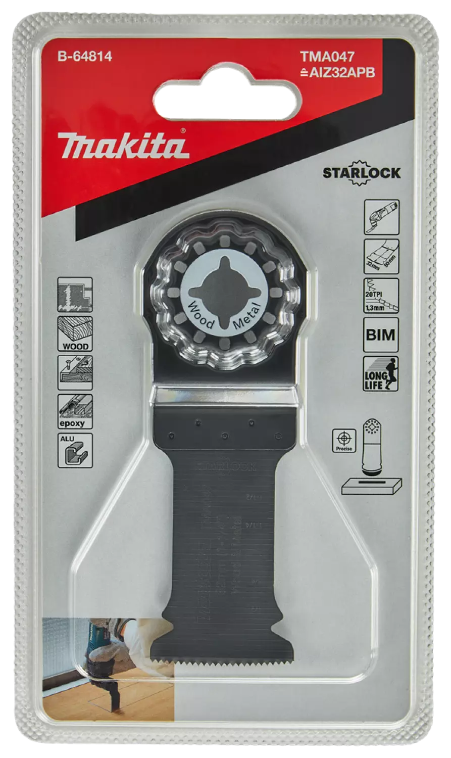 Makita B-64814 TMA047 BiM Invalzaagblad - 32mm