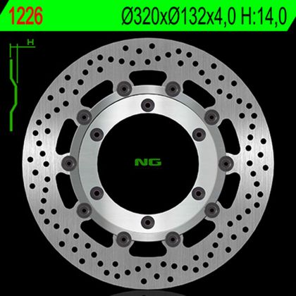 Disque de frein Rond NG flottant