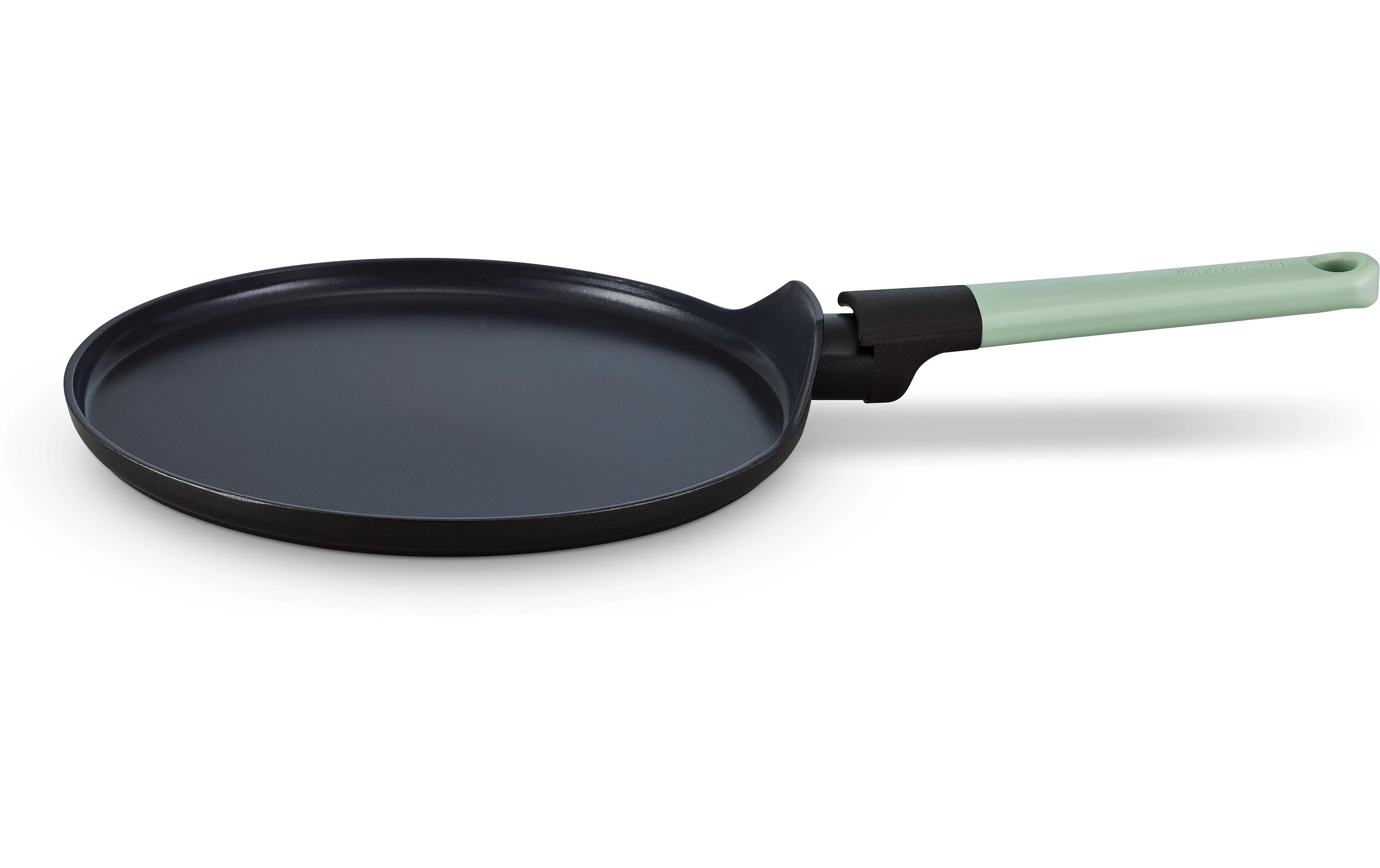 Crêpes-Pfanne Tasty+ 25 cm, Schwarz/ Jade GreenPancake-Pfanne mit Antihaftbeschichtung