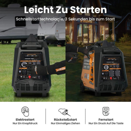 MaXpeedingrods Benzin & LPG Dual Fuel 3,5kw Stromerzeuger