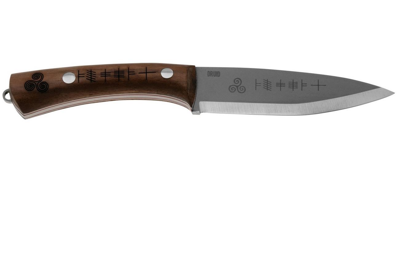 Condor Druid CTK3974-45HC, 1095 Carbon Steel, Walnut Wood, bushcraftmes