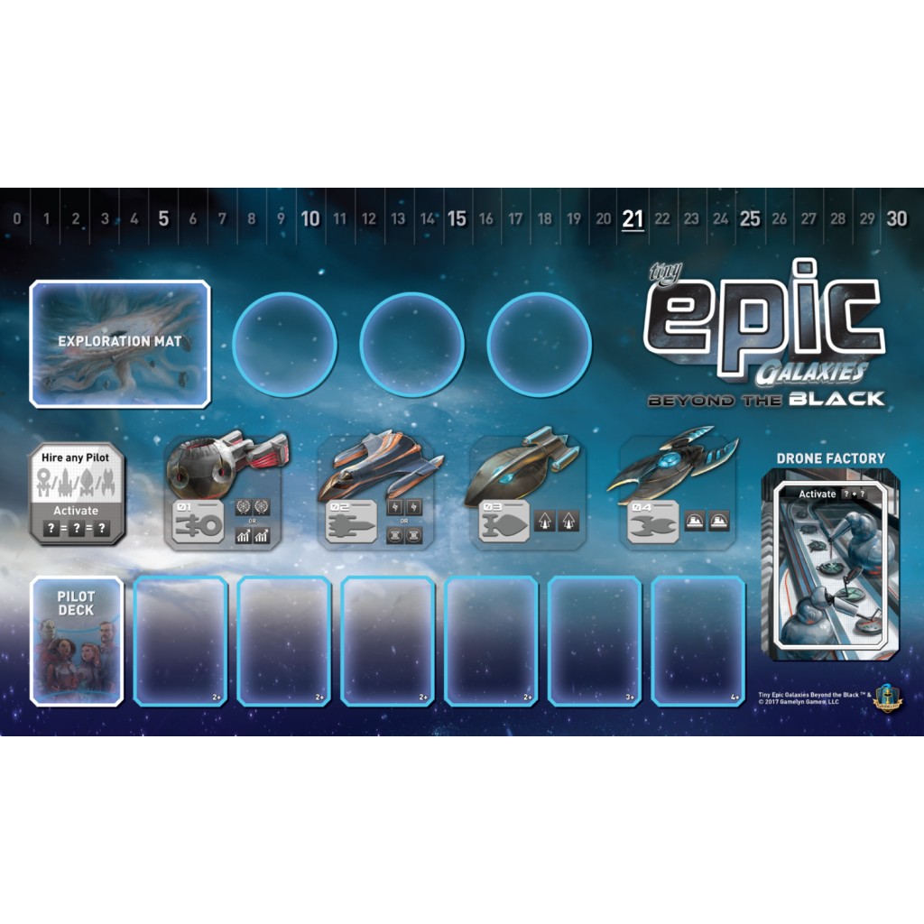 Game Mat : Tiny Epic Galaxies – Beyond the Black