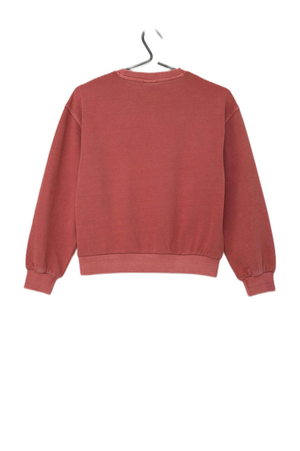 s.Oliver sweater met printopdruk oudroze