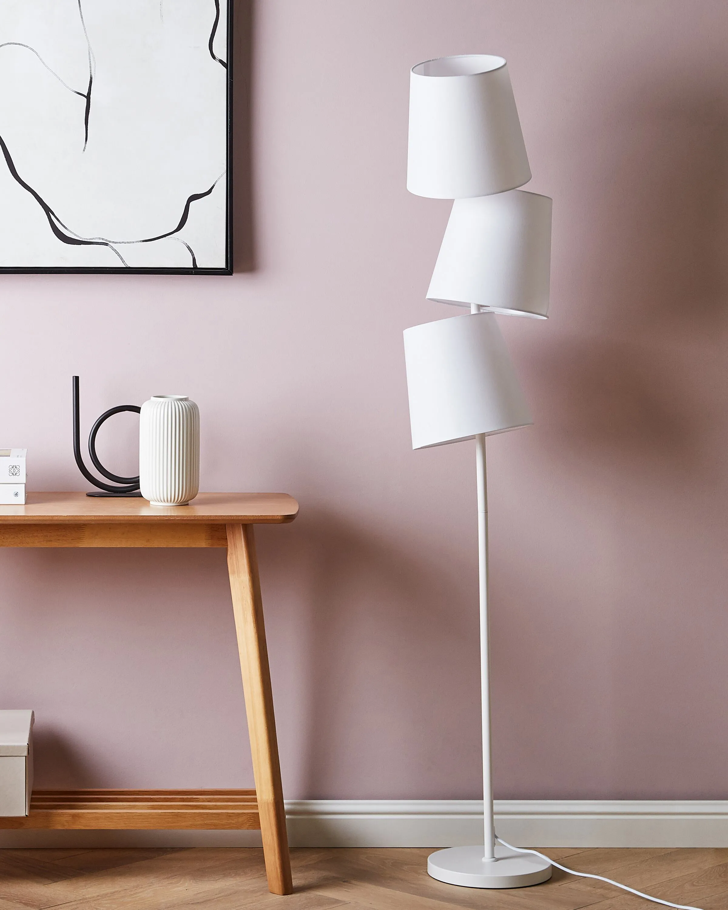 Staande lamp RIO GRANDE Metaal Gebroken wit