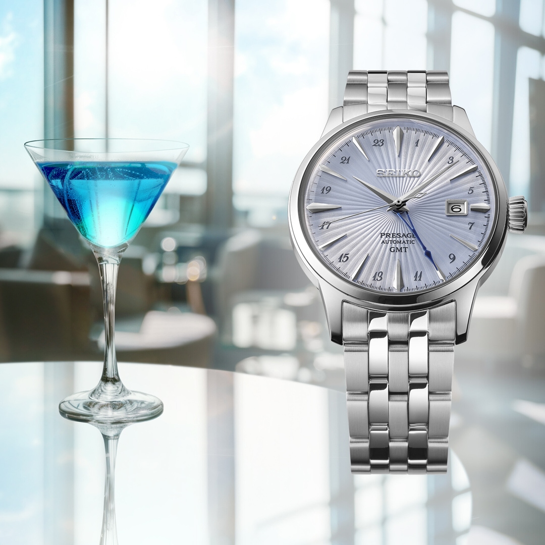 Seiko Presage Automatik GMT Skydiving Cocktail Time