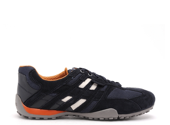 Geox basses homme u4207k uomo snake bleu