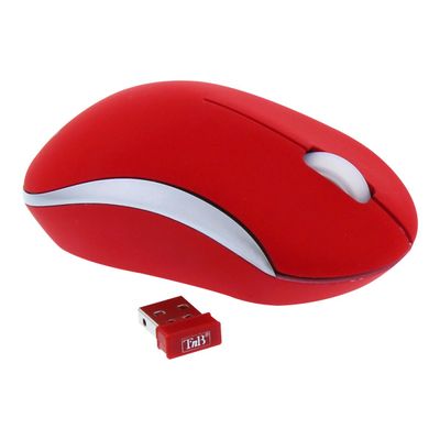 T'nB Rubby - souris sans fil - silencieuse - rouge