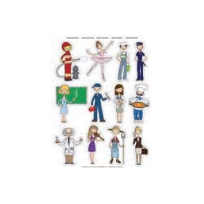 Apli - 3 feuilles gommettes professions