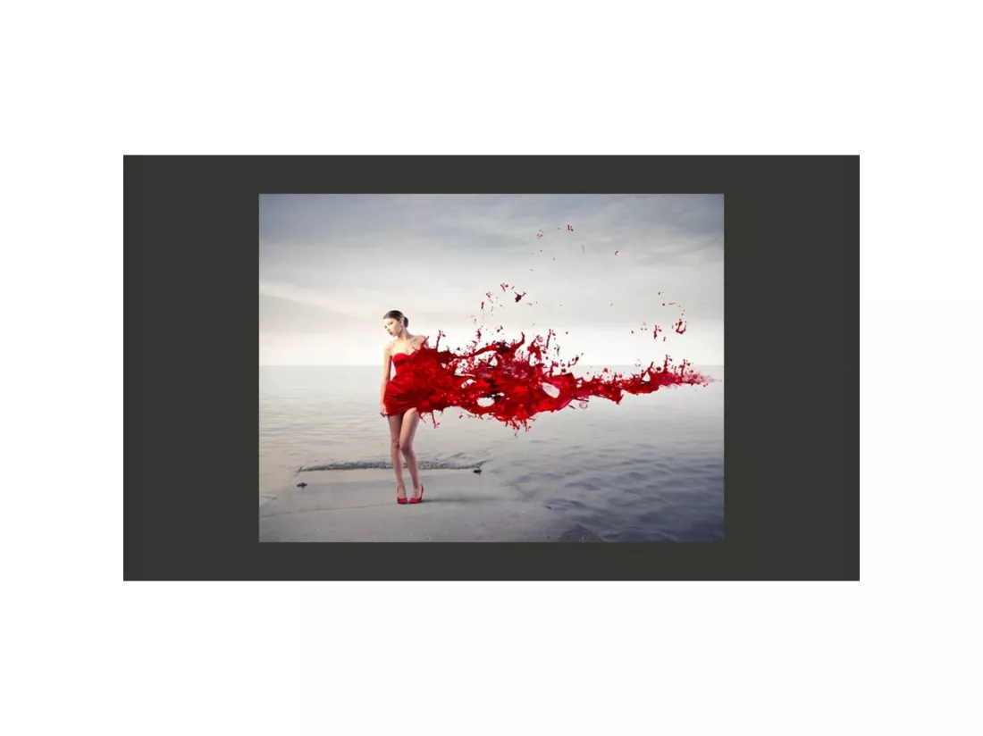 Papier peint beauté rouge - 250 x 193 cm
