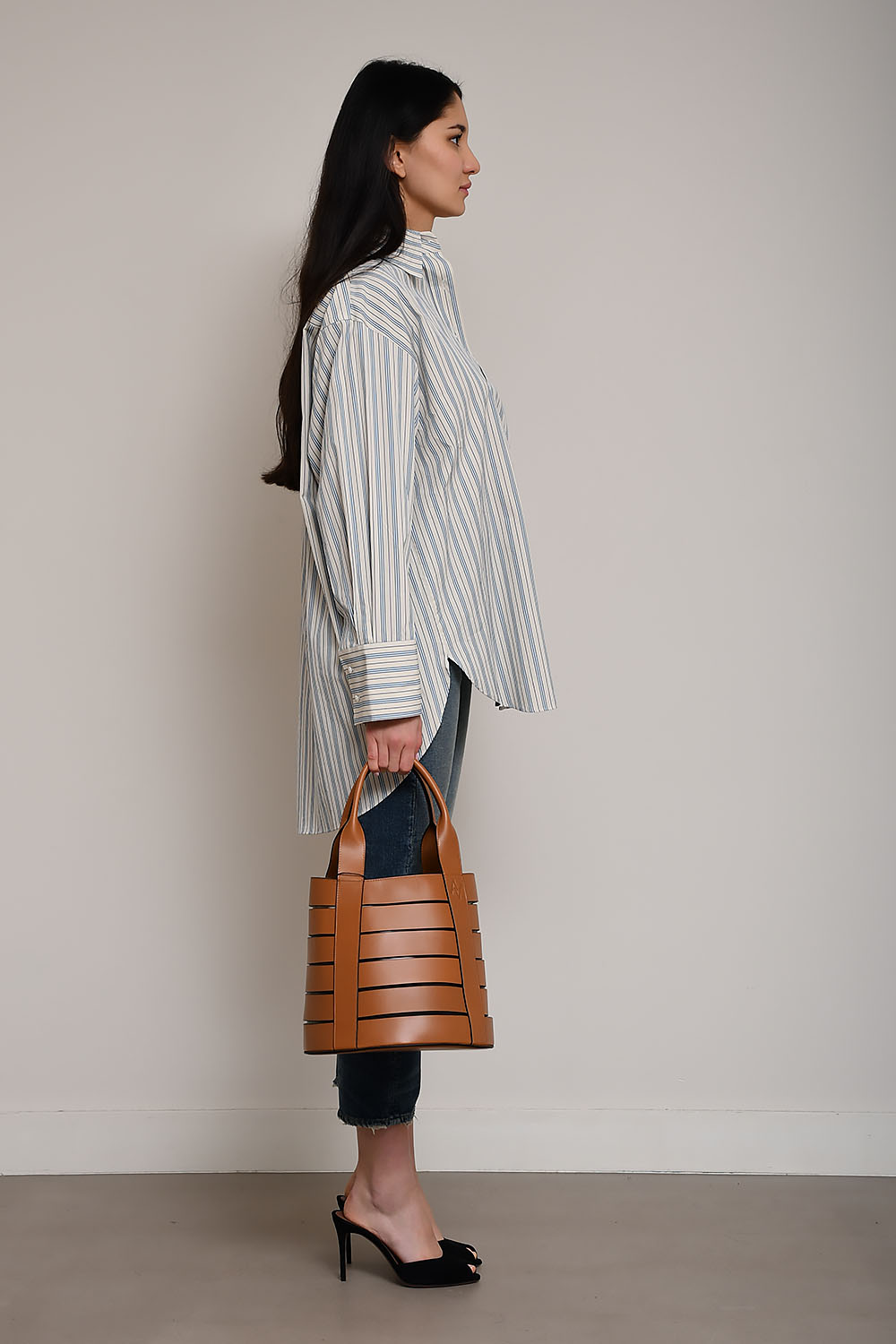 Striped cotton shirt