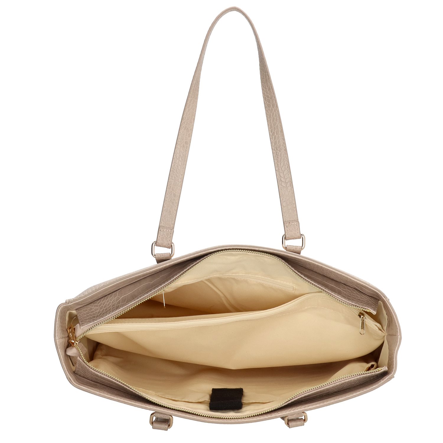 Charm London Midwood Shopper 15.6 inch laptopvak light taupe