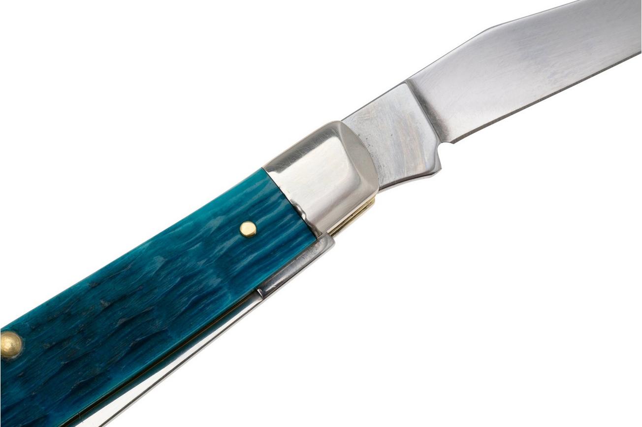 Case Mini Trapper 50641 Sky Blue Bone , Crandall Jig 6207 SS zakmes
