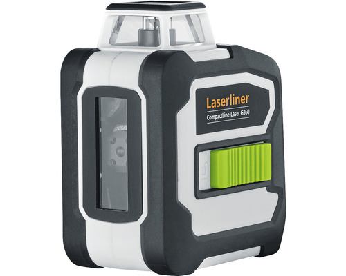 Kruislijnlaser 360° Laserliner CompactLine laser G360 Set Groene laser