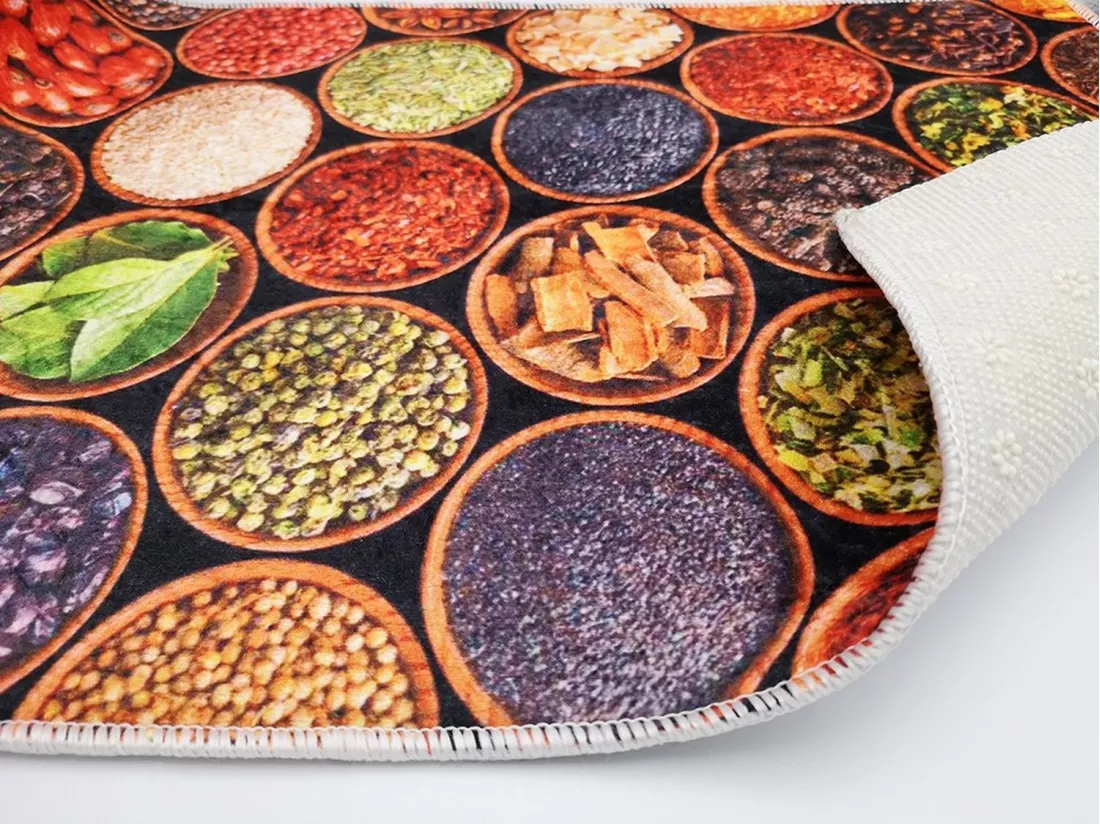 Tapis de cuisine 50x120 cm Polyester Kitch Misir