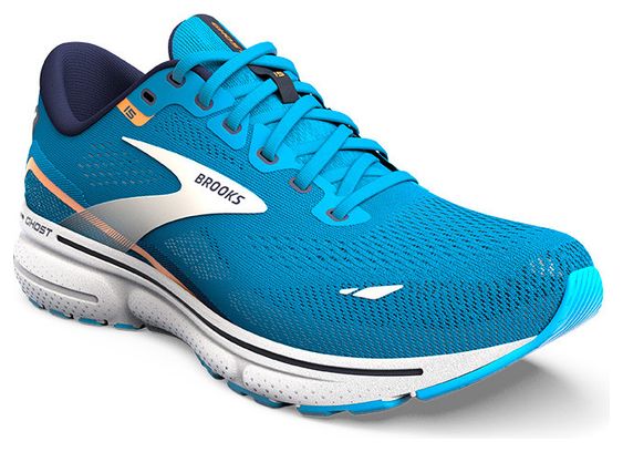 Chaussures Running Brooks Ghost 15 Bleu Orange Homme