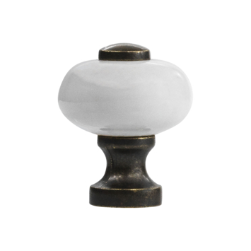 Knop Nina Wit 25mm