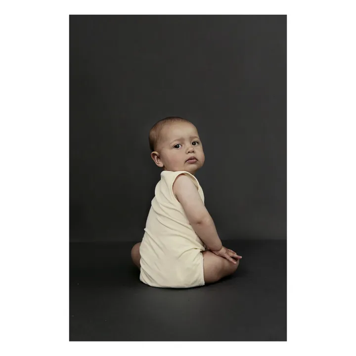 Gray Label Body Sans Manche Coton Bio | Blanc cassé