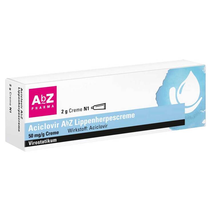 Aciclovir AbZ Lippenherpescreme, 2 g