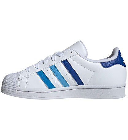 adidas Originals Schuhe - Superstar J - Weiß/Blau