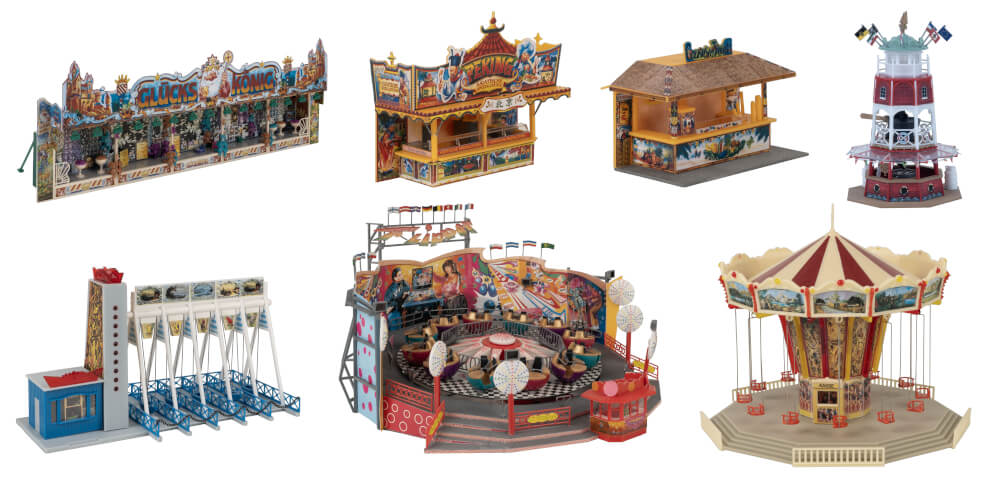 FALLER H0 Kirmes-Set Jahrmarktvergnügen