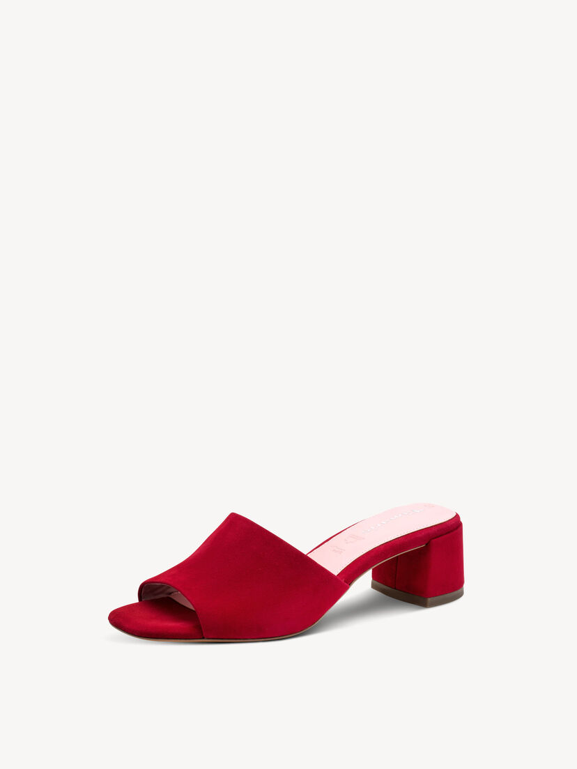 Leren Slipper - rood