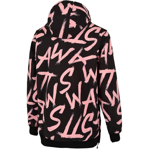 Veste softshell WATTS ORBITAL BRUSH BLACK/PINK