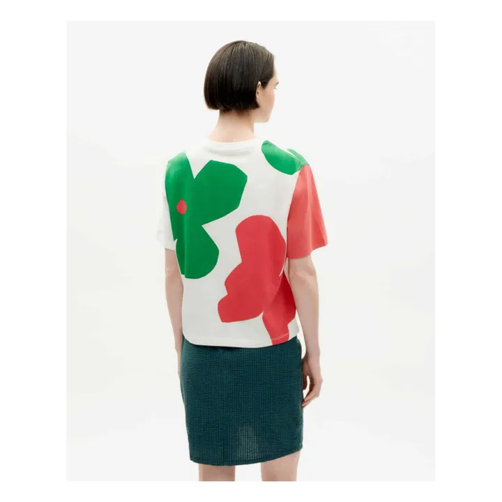 Thinking Mu T-shirt Lucia Butterfly Coton Bio | Blanc
