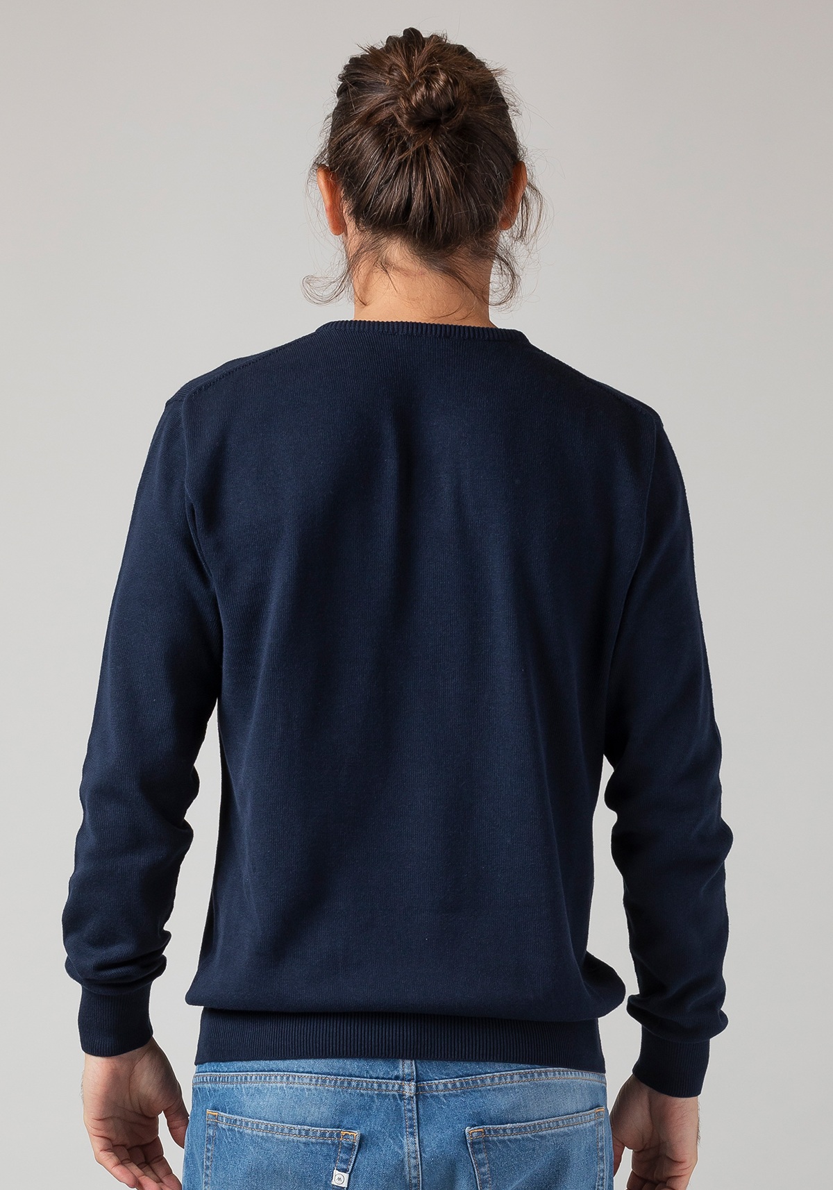 WE ARE ZRCL Herren-Strickpullover Josef Swiss Edition Blue