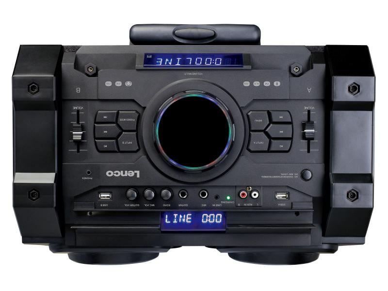 Lenco Musik-System PMX-350 Schwarz Party-Lautsprecher
