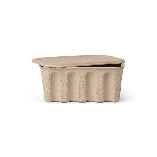 ferm LIVING 2-Pak Opbevaringsæske, Brun, Lille