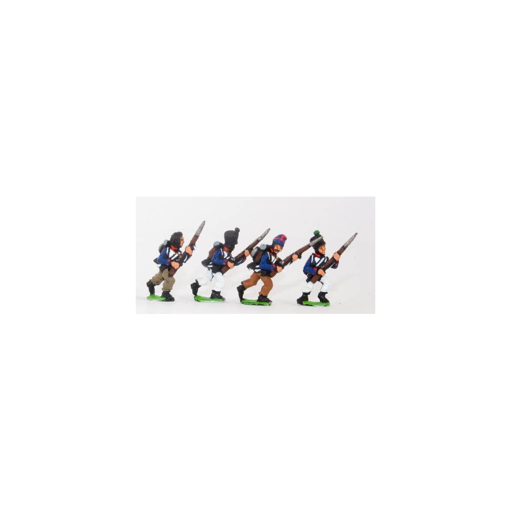 French: Line Infantry in Campaign Dress, advancing