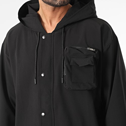 Ensemble Veste Zippée Et Pantalon Cargo Noir