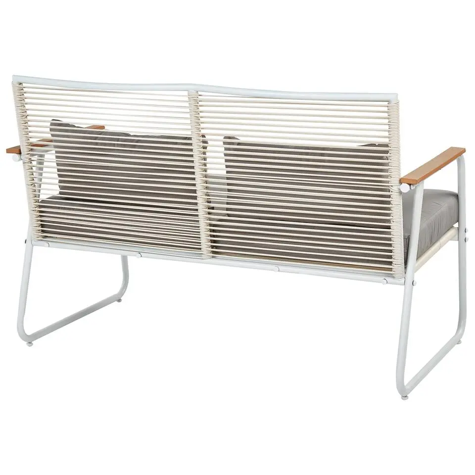 POMONTE - Tuinset 4-zits - Wit - Staal