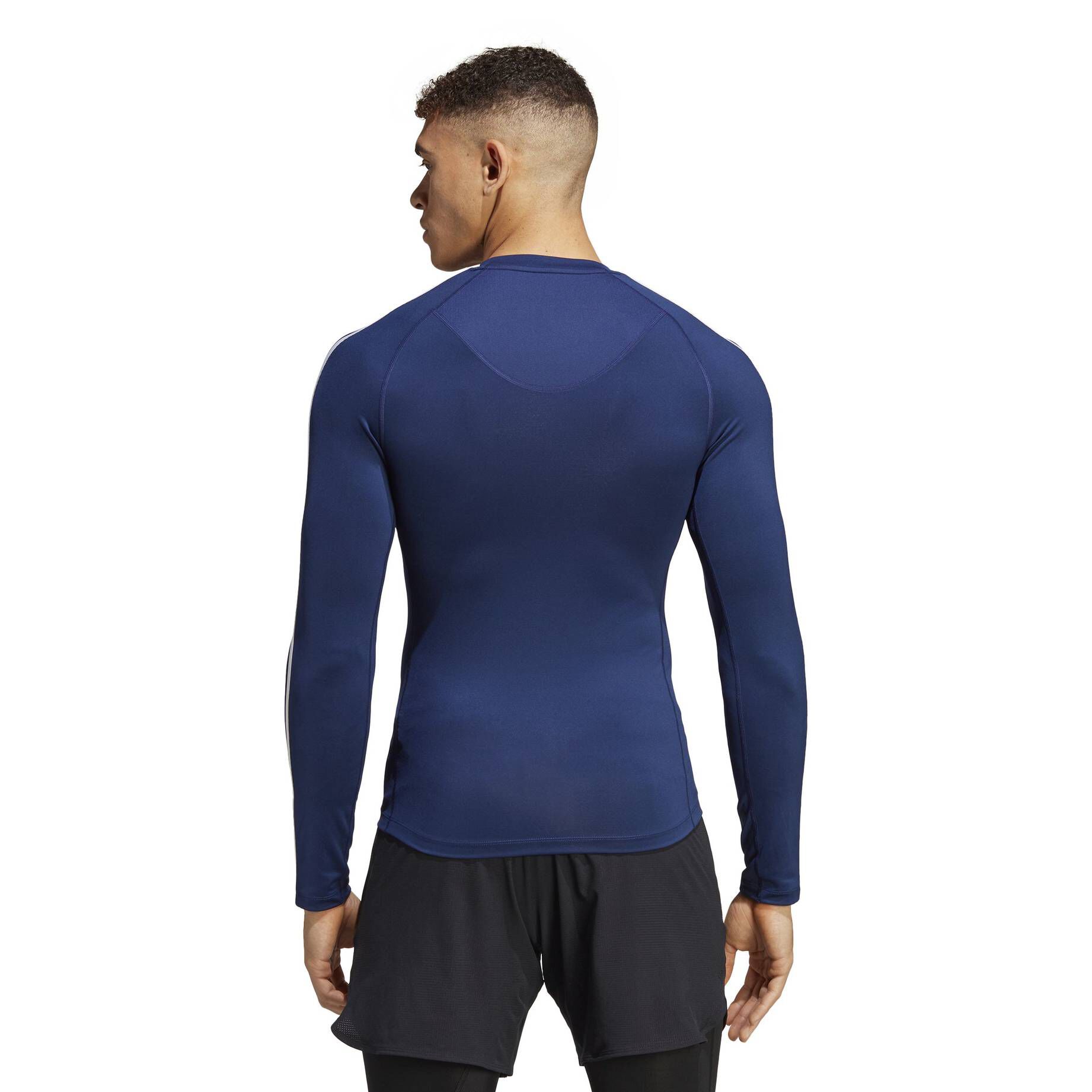 adidas Performance| Herren Trainingsshirt TECHFIT 3-STREIFEN TRAINING LONGSLEEVE