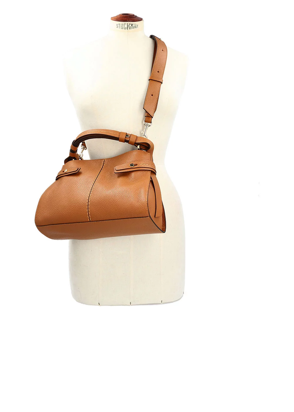 PETIT SAC ANTOINETTE CUIR CAMEL