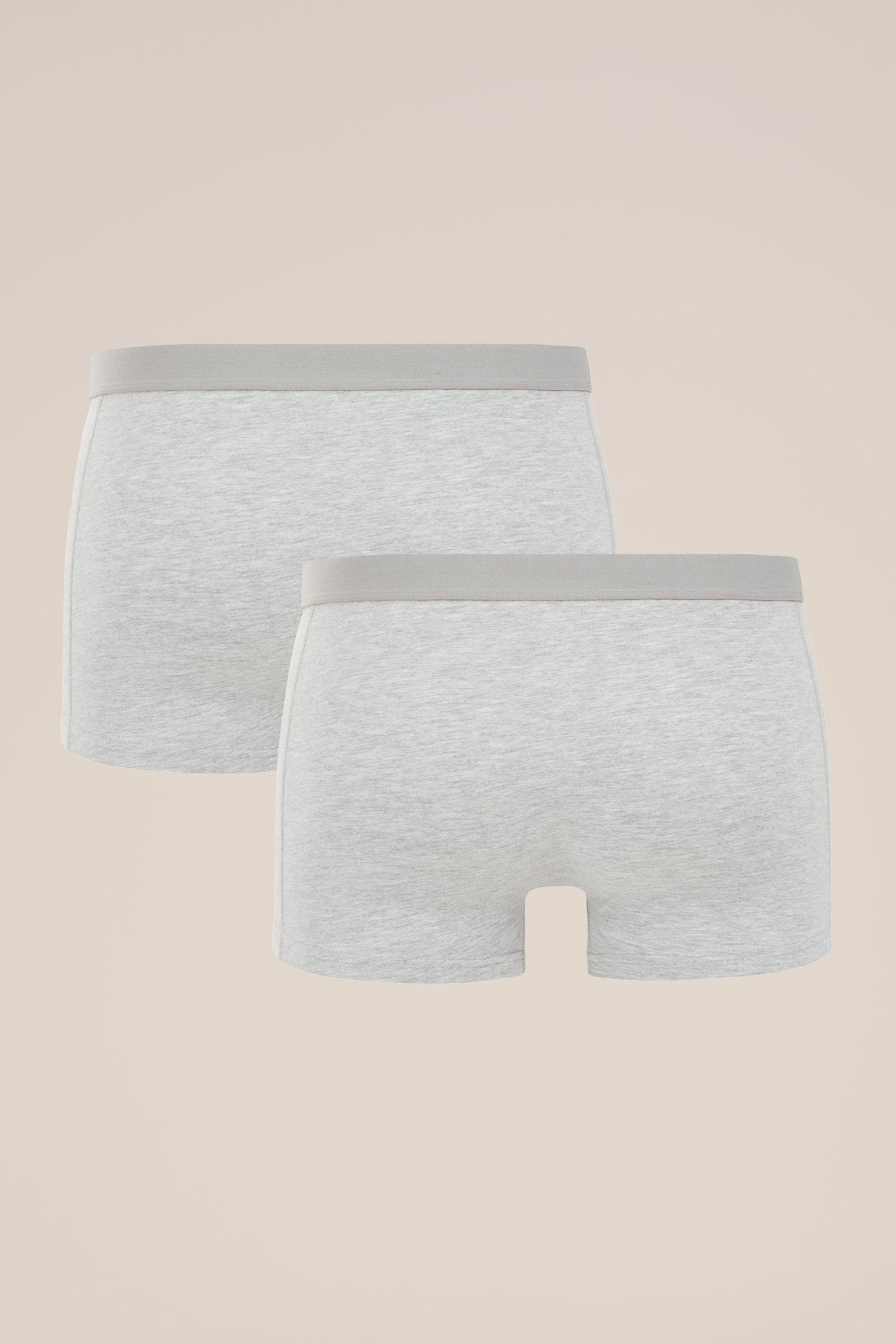 Trunk, 2-pack WE Fashion Lichtgrijs gemeleerd