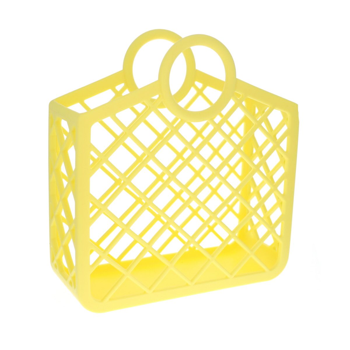 Panier rétro en silicone jaune Roodoudou