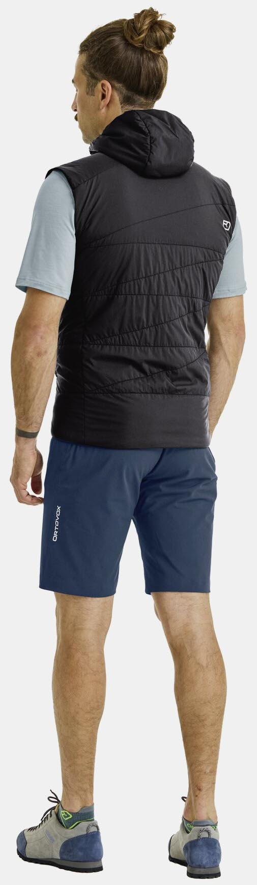 Swisswool Piz Duan Vest Herre 90201/Black Raven