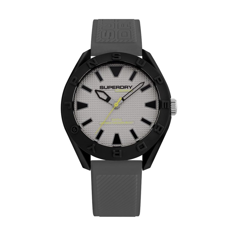 Montre Superdry en Silicone Homme Gris