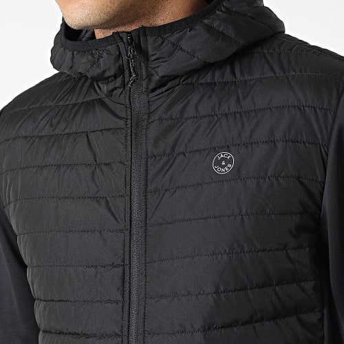 Veste Zippée Capuche Multi Quilted 12182242 Noir