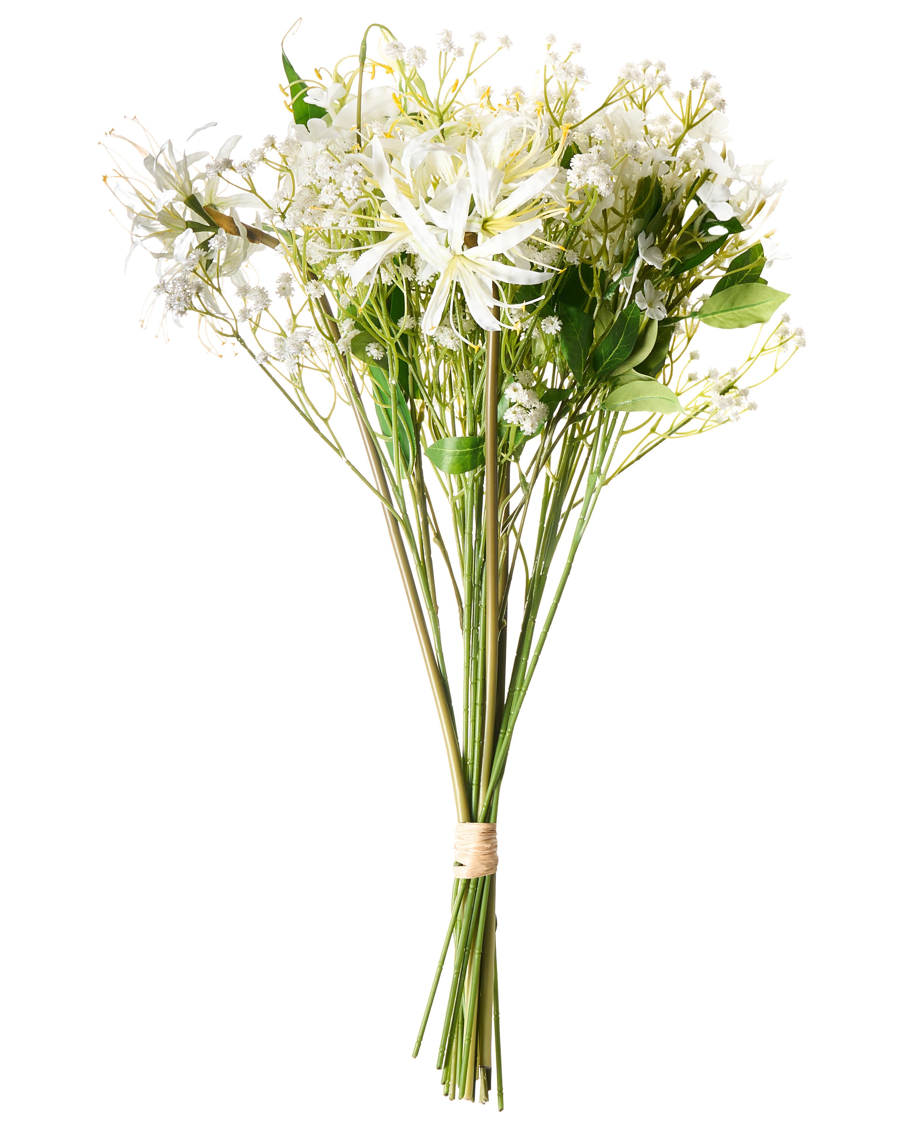 Kunstbloemenboeket VEIROS 38 cm Wit