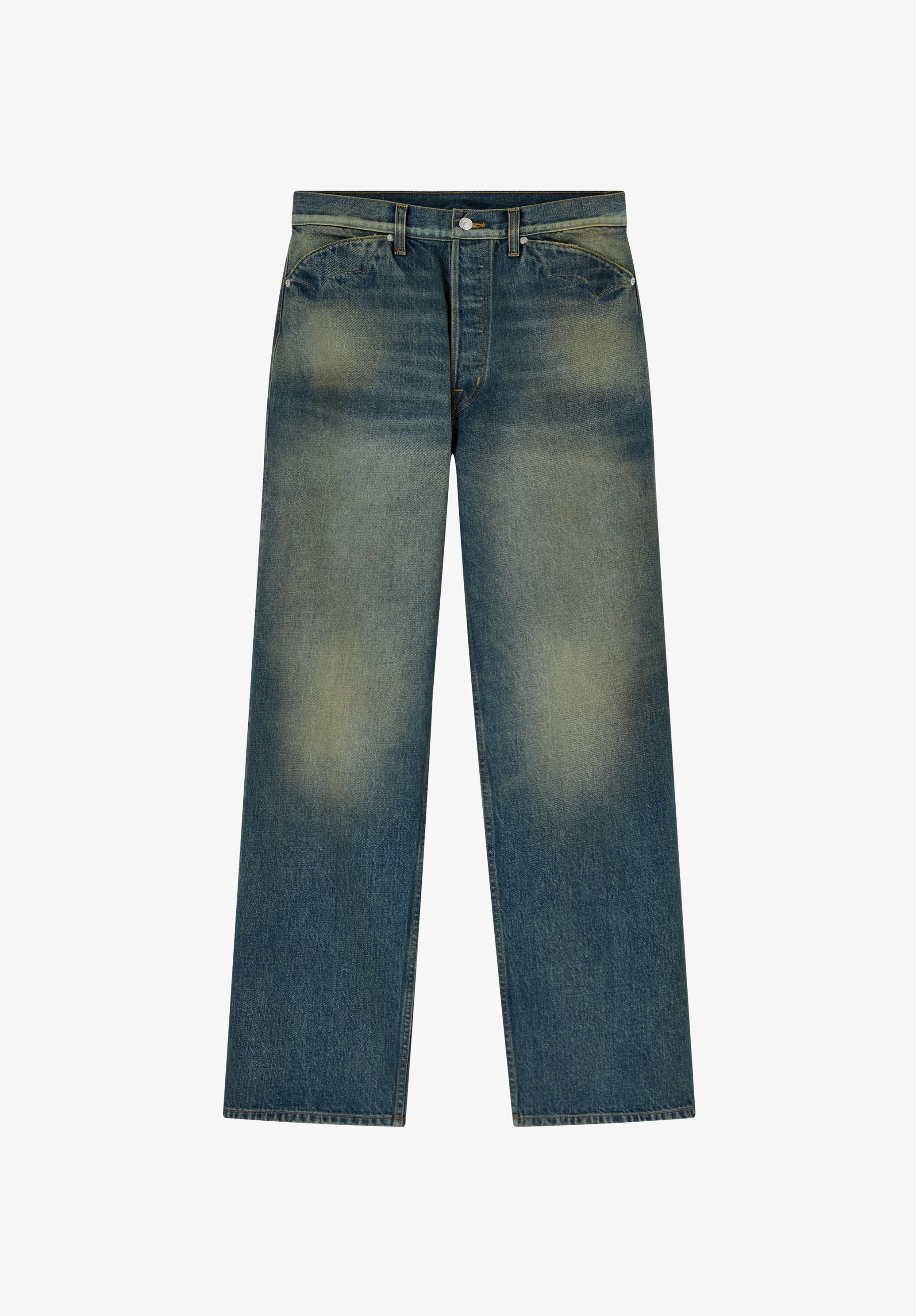 denim pant braindead - Indigo delave
