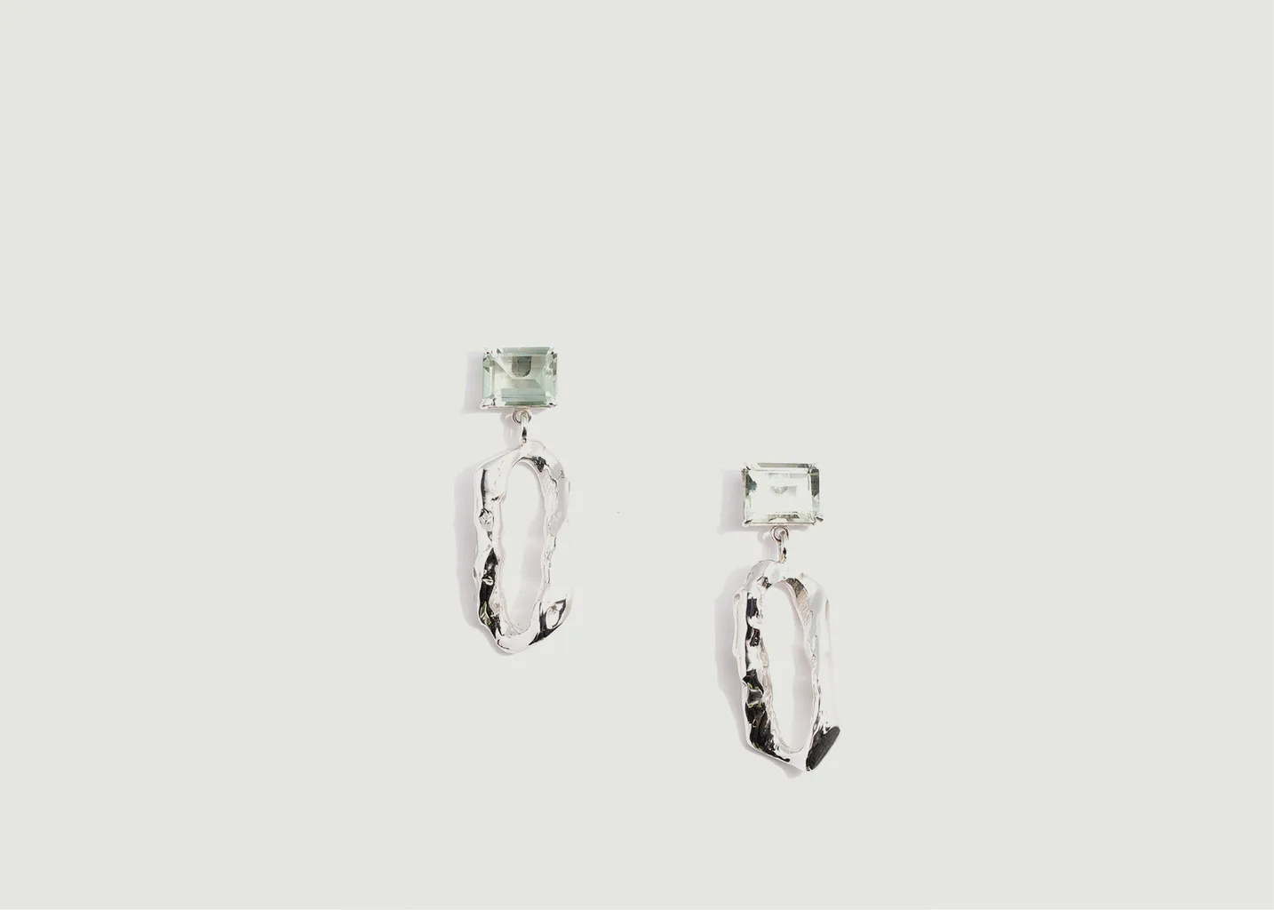 Boucles d'oreilles pendantes Terra Gem Amethyst FARIS
