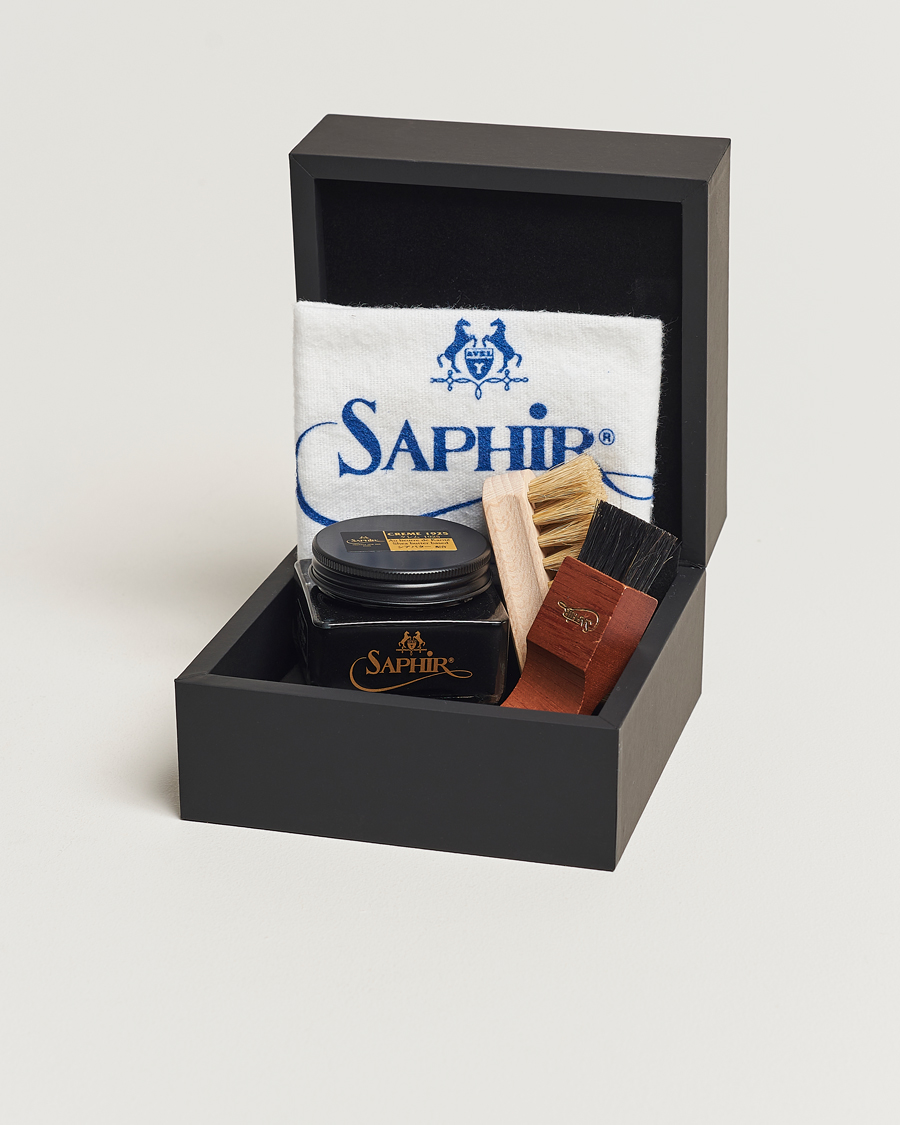 Saphir Medaille d'Or Gift Box Creme Pommadier Black & Brush
