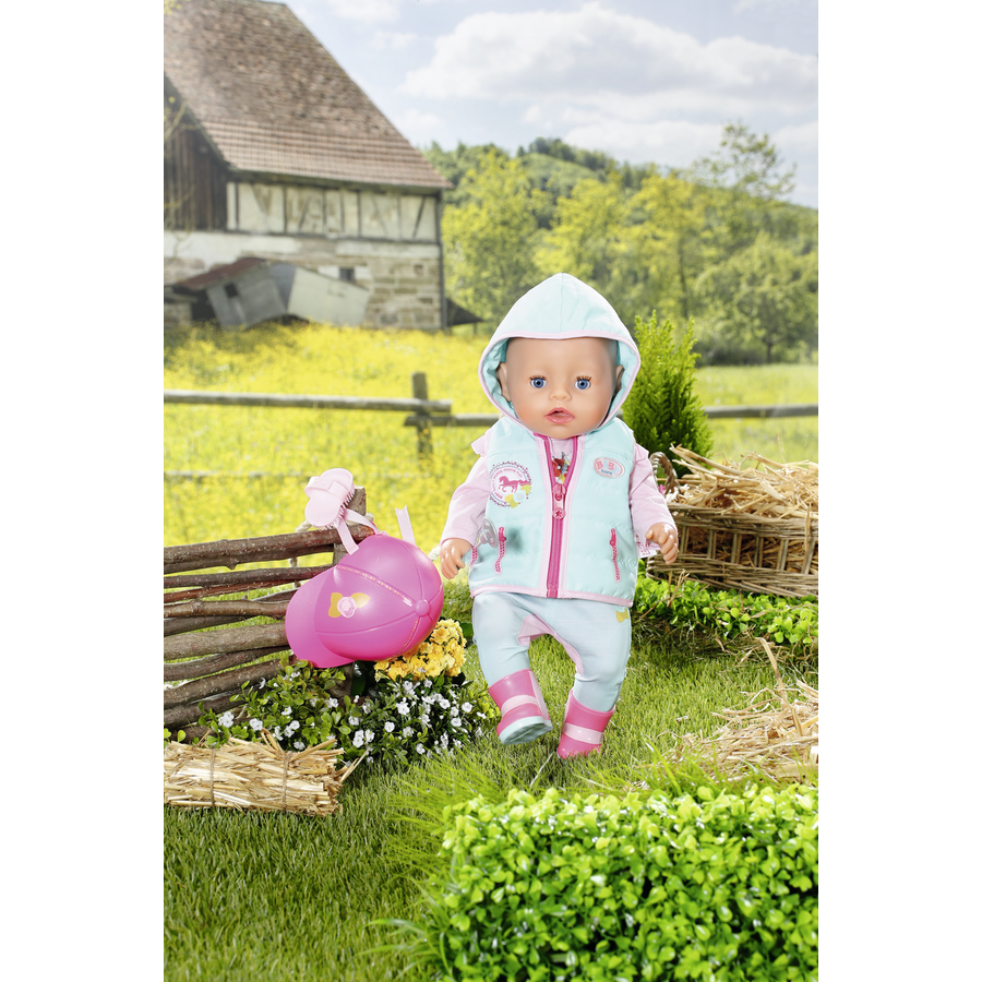 Zapf Creation BABY born® Deluxe Puppen Reiter Outfit 43 cm