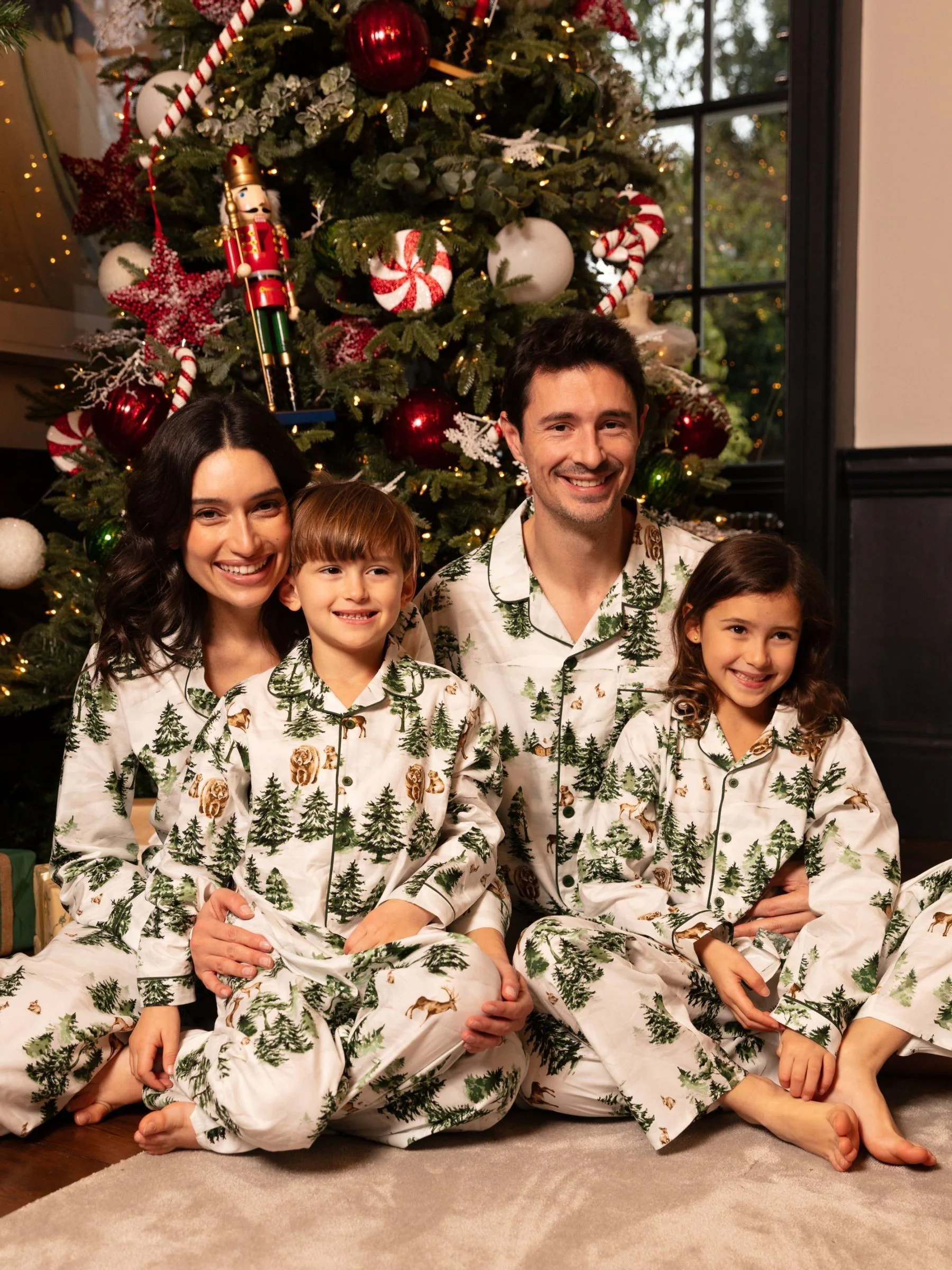 Cyberjammies - Geweven pyjamaset met lange mouwen en print