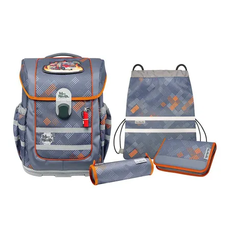 McNeill Schulranzen-Set Ergo Complete Fire, 5-teilig