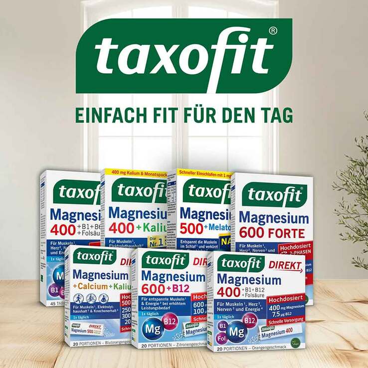 Taxofit Magnesium 400 + Kalium Depot Tabletten, 30 St